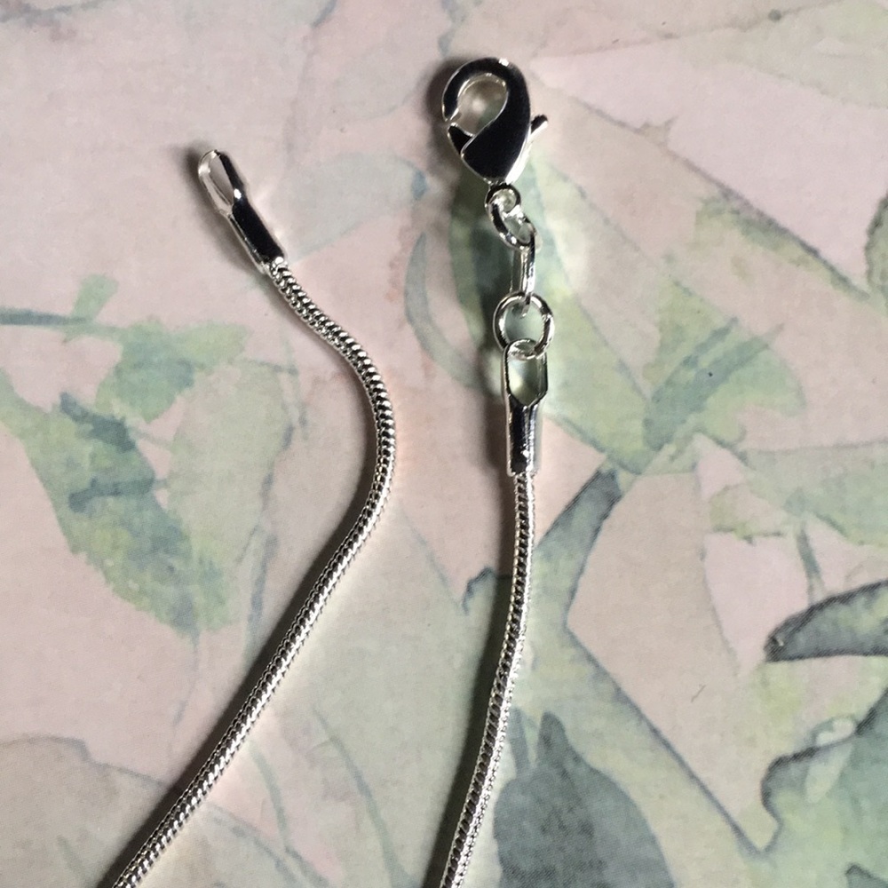 New! Sterling Silver Butterfly Pendant Necklace - Picture 5 of 8